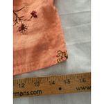 ANA Milkmaid Top Womens Small Orange Floral Crop Boho Festival Babydoll New Photo 10