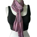 Unbranded Hawaiian Aloha Graphic Tropical Leaves Feminine Scarf One Size Photo 0