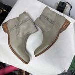 N.D.C Hand Made Spain Sunday Braid Boots Slip On Tan EU 37.5 US 6.5 Western Photo 5