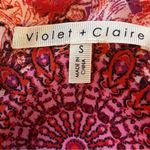 Violet+Claire  Polyester Dressy Red and White Printed Tank Photo 3