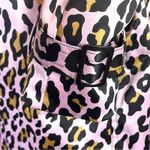 Joan Rivers  Trench Coat Belted Classic Pink Leopard Multi Women’s Size Small Photo 8