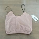 Free People BNWT  BRALETTE/ crop top M/L pale pink Photo 0