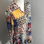 FOR THE REPUBLIC  Colorful Patchwork Blouse Photo 2