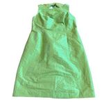 Alfred Sung Peau de Soie Dress Bow Appletini Green Sheath Size 16 Women's NWT Photo 0