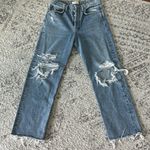 AGOLDE Jeans straight leg distressed Photo 1