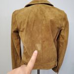Madewell  tan suede motorcycle jacket Photo 4
