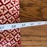 Michael Kors Michael  red printed slit front midi skirt M Photo 5