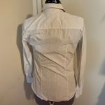 J.Crew Women's Button Up Shirt Gray Stripe
Y2K 100% Cotton Size S Photo 2