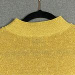 Alfred Dunner  Gold Metallic Turtleneck Sweater Photo 4