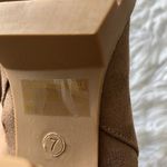 Wild Diva  GOSSIP-10 PLATFORM CHUNKY HEEL OVER THE KNEE HIGH BOOTS TAUPE SIZE 7 Photo 13