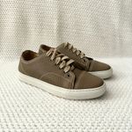 Dooney & Bourke Henry's Tan Brown Pebbled Leather Lace Up Low Top Sneakers 37 Photo 9