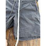 Eddie Bauer A2  Womens Gray Cotton Blend Drawstring Casual Shorts Size 6 Photo 3
