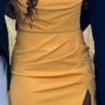 Dillard's Yellow Hoco Dress  Photo 0