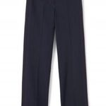 Mango  Navy Suit Pants with Red Stitching Photo 3