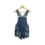 Brandy Melville John Galt Hayley Denim Overall Shorts in Blue Size S Photo 6