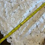 Opening Ceremony Lace Mini Dress Collar Long Sleeve Sheer Bridal Wedding 2 Cream Photo 10