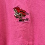 Anvil Vintage Wile E. Coyote Pre Shrunk Hot Pink Tank Top - Size Large Photo 1