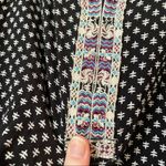 Skies Are Blue  Boho Black & White Printed Blouse Womens S Urban Outfitters Shirt Photo 2