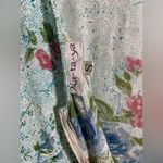 Nataya, vintage, Floral Blue 1920’s inspired speak easy midi/maxi Dress S Photo 7