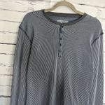 Kenneth Cole Reaction Gray Long Sleeve Tee 1/4 Button SZ XL Relaxed Loose Fit Photo 4