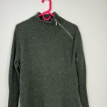 Vineyard Vines Sweater Alpaca Blend Pullover Zipper Neck Poncho Size Medium Photo 4