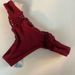 frankie's bikinis Frankie's Malia Bikini Bottom in Maroon NWT Photo 6
