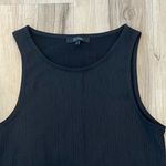 Francesca's Black High Neck Textured Bodysuit Photo 1