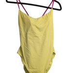 ANDIE Fiji One Piece Pink Neon Lime Green Strappy Swimwear Bathing Suit XL New Photo 0