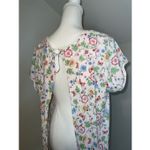 Vintage MuMu Button Down Coverup Robe Nightgown M/L Pink Size L Photo 7