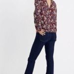 Madewell Bell Sleeve Tie Top in Antique Floral Blouse Photo 3
