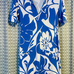 Tori Richard  Honolulu | Blue and White Floral Dress with Pockets, XS Photo 0