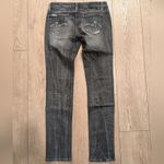 ANONAME Womens 28 Skinny Jeans Black Gray Faded Wash Premium Denim Photo 5