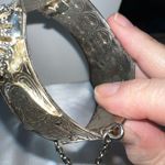 Silver Plated Vintage Hamsa and Camel Ethnic Cuff Bracelet Photo 9