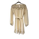 Jonathan Simkhai Women's Ivory Avra Embroidered Detail Long Sleeve Dress 2 $695 Photo 3