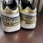 Reebok Gold Foil Leopard Print Sneakers Athletic Shoes 9.5 Photo 4