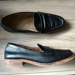 Madewell  Black and Brown ‘The Elinor’ Loafers with Penny Keeper Size 9 Photo 4