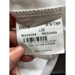 Landau Size L Pocket Front Scrub Top White Red Trim Unisex Nurse CNA Work NWT Size L Photo 6