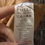 Oh Polly  Pleated Bust Corset Mini Dress In Beige size 6 Photo 3