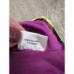 Hobo Wallet Womens Size Geometric Circle Pattern Black Gold Clasp Modern Chic Photo 9