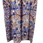 Talbots  Multicolor Paisley Print Shirt Dress 3/4 Sleeve Stretch‎ Travel Chic M Photo 8