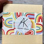 AK NIB lime green stained glasses earrings Photo 3