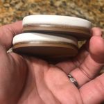 Prada  Floral Leather Slides Sz7 Photo 5