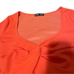 SheIn Orange/Coral Long Sleeve  Dress Photo 1