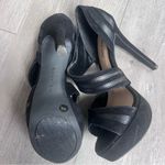 Gianni Bini  Black Strappy Platform 4.5” Heels Photo 6