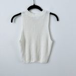 Reformation Lilac Linen Knit Top Photo 5