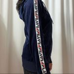 FILA Maureen Navy Blue & White Velour Y2K Style Zip Up Track Jacket Size Small Photo 1