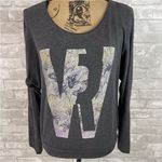 William Rast  Jersey Floral Knit Graphic Top Photo 0