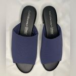 Croft & Barrow  with Ortholite Slip on Womens Navy Blue Sandals Size 6.5 New Photo 4