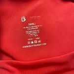 BuffBunny Twisted Knot Bow Back Sports Bra Rose Coral Size Small Athleisure Yoga Orange Photo 5