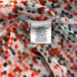 Liz Claiborne Sleeveless Button Up Tank Small Collared Abstract Print Workwear Photo 6